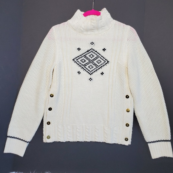 J. Crew Sweaters - The Reeds X J. Crew Gold Button Wool Sweater